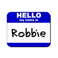 My Name is Robbie Logo My Name is Robbie Logo