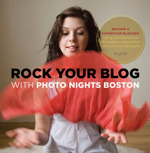 Rock Your Blog Image of a Girl Throwing up a red piece of silky cloth