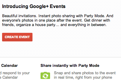 Google+ Event