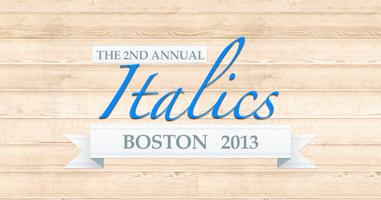 Italics Boston 2013 Logo