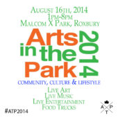Arts in the park Flyer